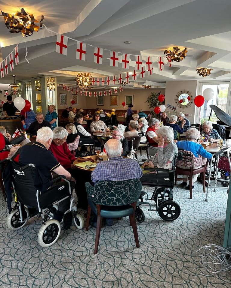 St George’s day at Badminton Place