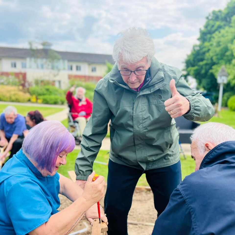 Gardening at Shinfield View