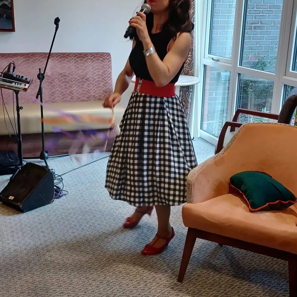 1940s Fun with Gemma: Music, Tambourines, and Ribbon Wands!